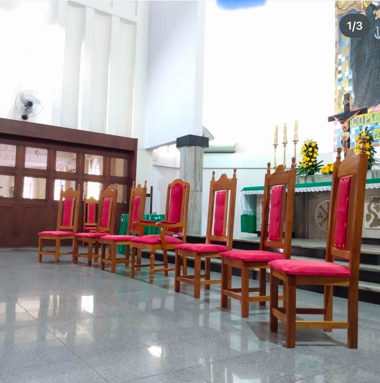 Cadeiras para Altar – Marcenaria Rezende